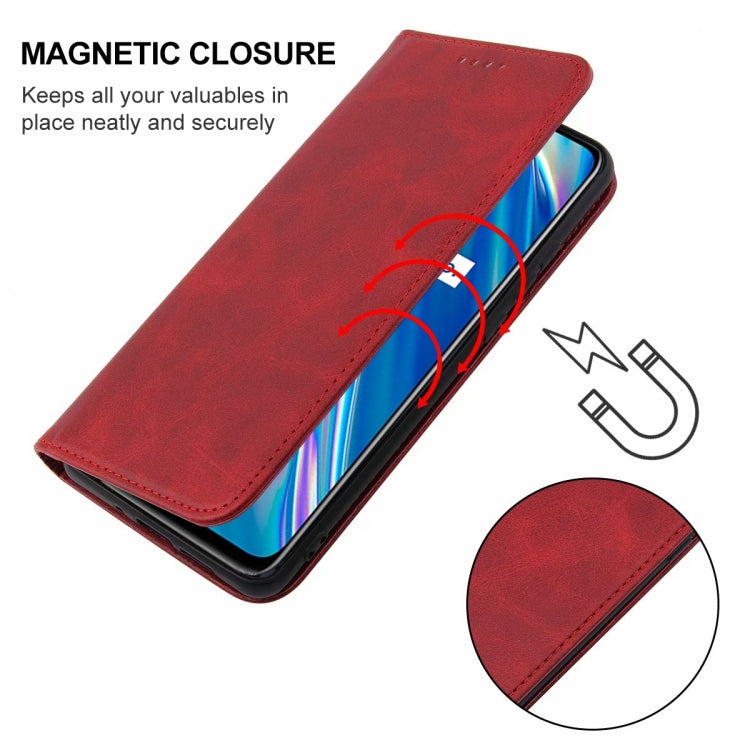 For Realme Q3i 5G Magnetic Closure Leather Phone Case