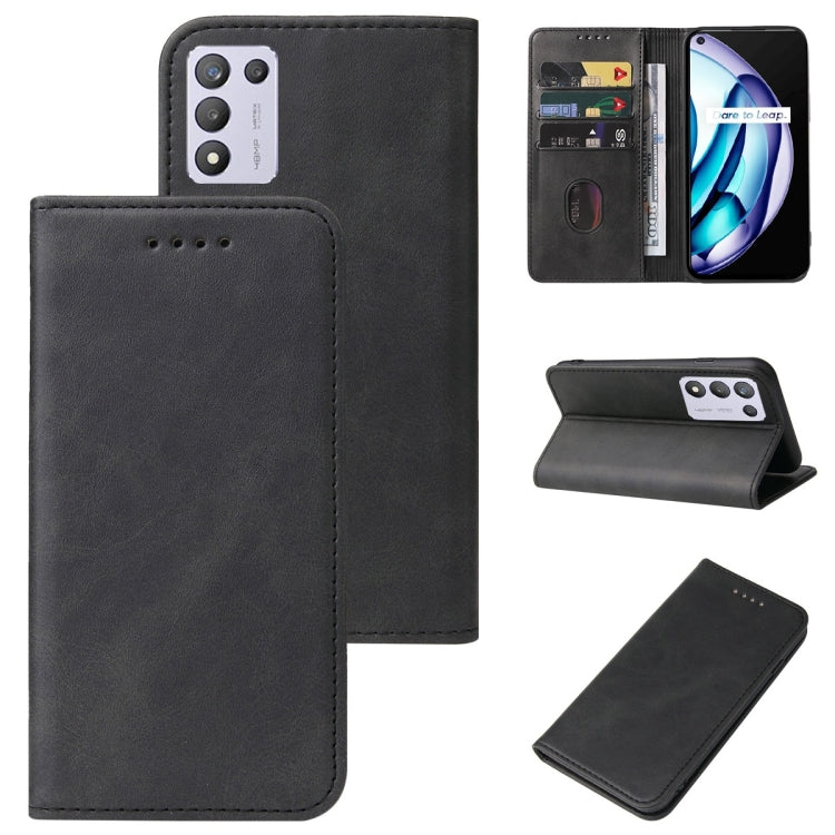 For Realme Q3t Magnetic Closure Leather Phone Case