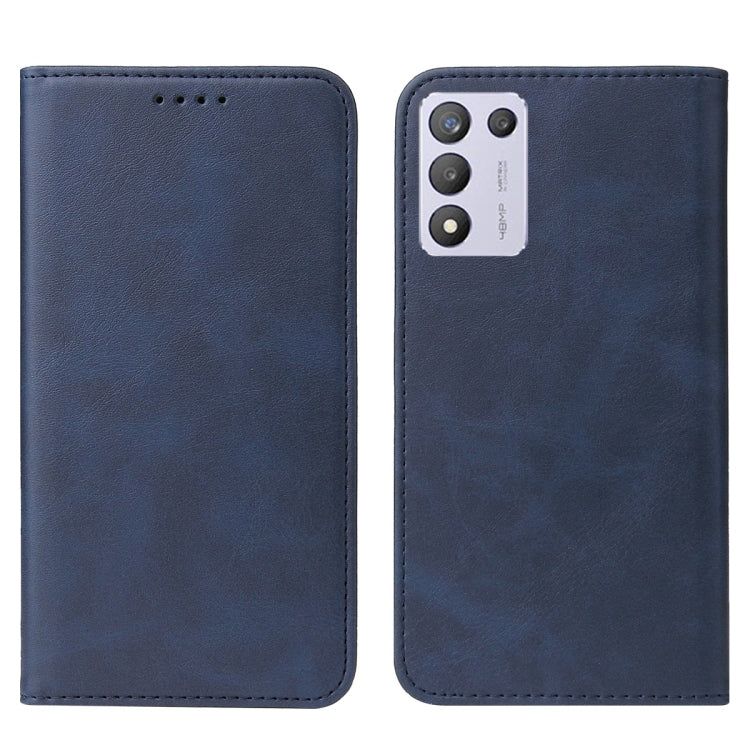 For Realme Q3t Magnetic Closure Leather Phone Case