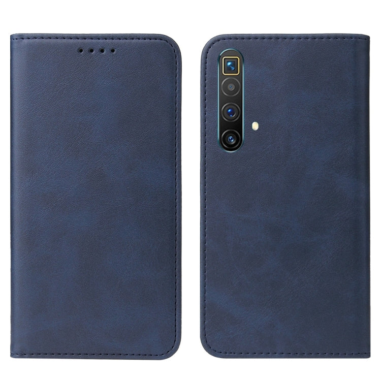For Realme X3 SuperZoom Magnetic Closure Leather Phone Case