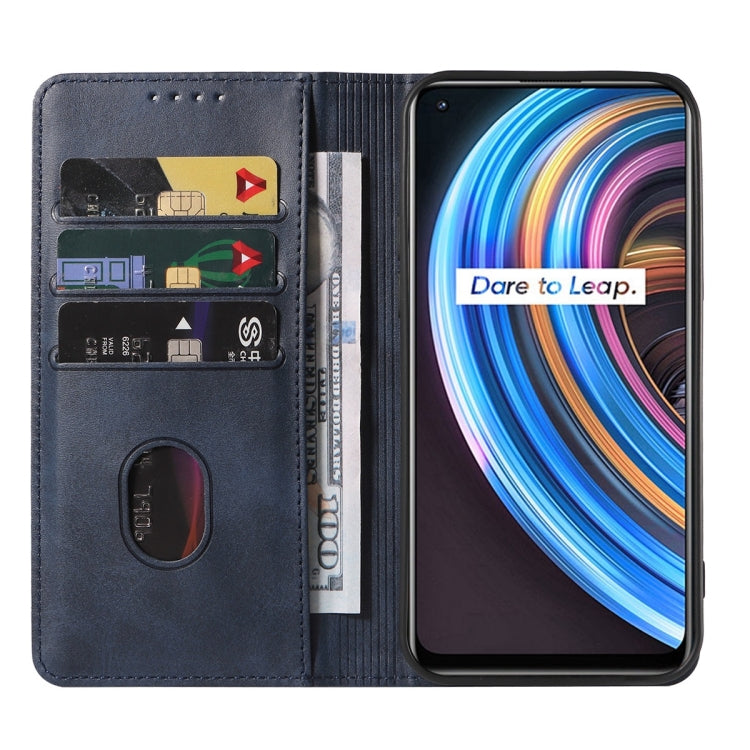 For Realme X7 / Q2 Pro Magnetic Closure Leather Phone Case