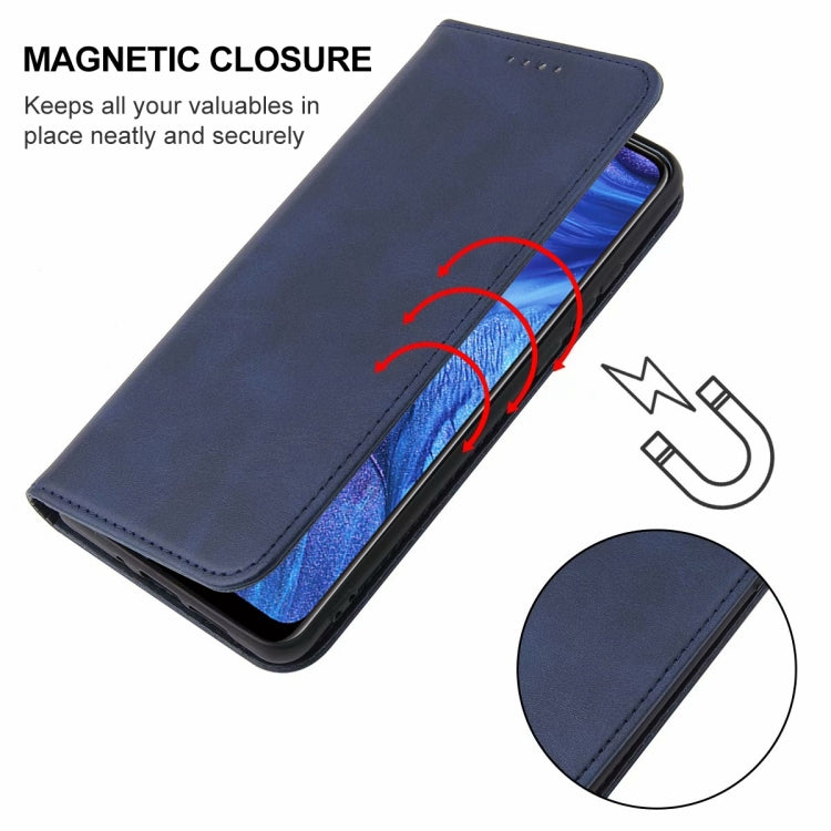 For OPPO Reno4 Magnetic Closure Leather Phone Case