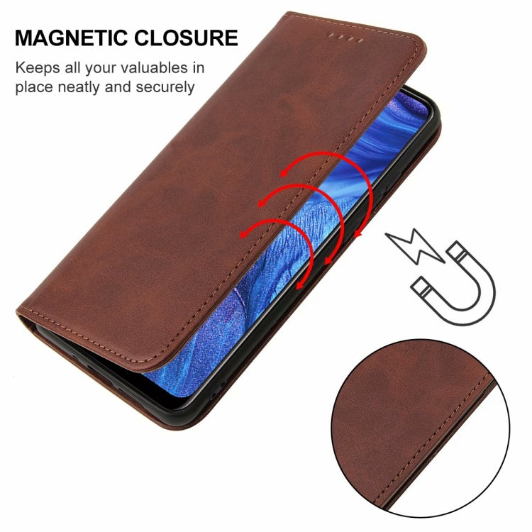 For OPPO Reno4 Magnetic Closure Leather Phone Case
