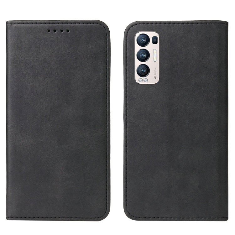 For OPPO Reno5 Pro+ Magnetic Closure Leather Phone Case