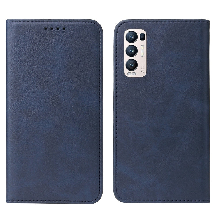 For OPPO Reno5 Pro+ Magnetic Closure Leather Phone Case