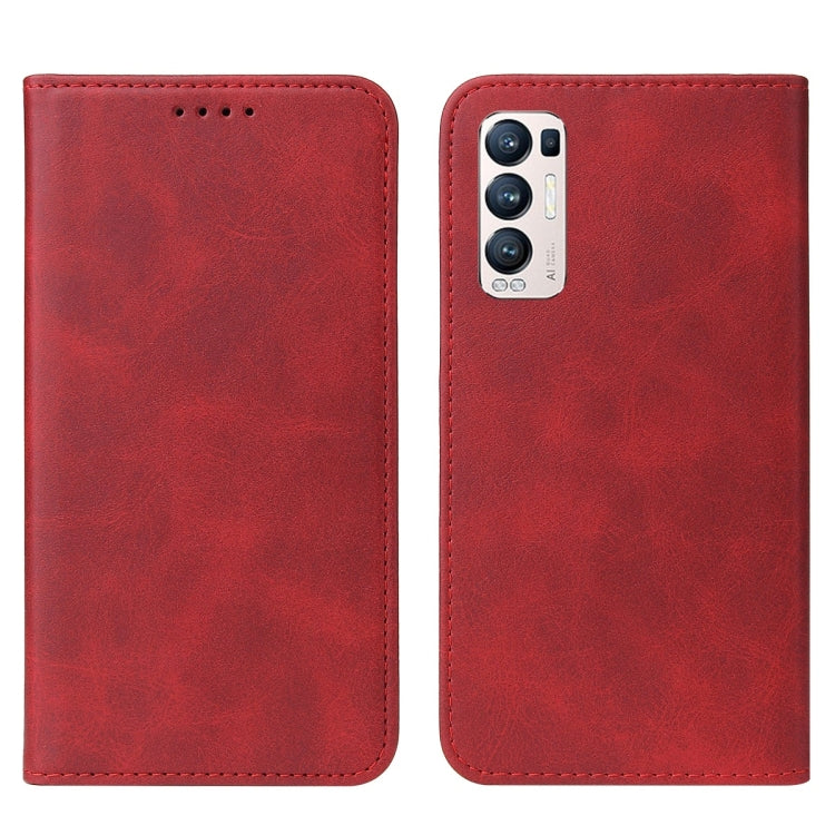 For OPPO Reno5 Pro+ Magnetic Closure Leather Phone Case