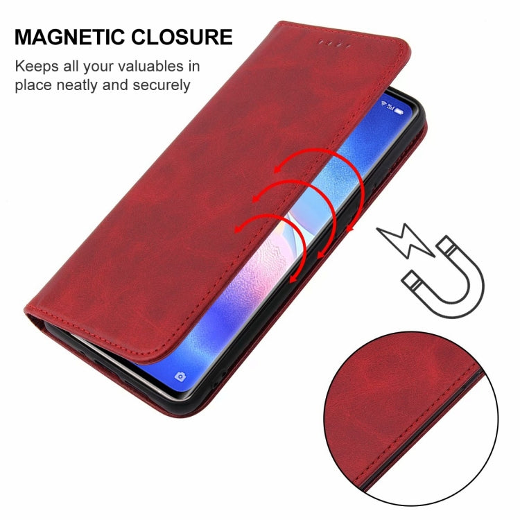 For OPPO Reno5 Pro+ Magnetic Closure Leather Phone Case