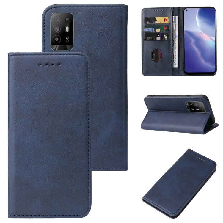 For OPPO Reno5 Z Magnetic Closure Leather Phone Case