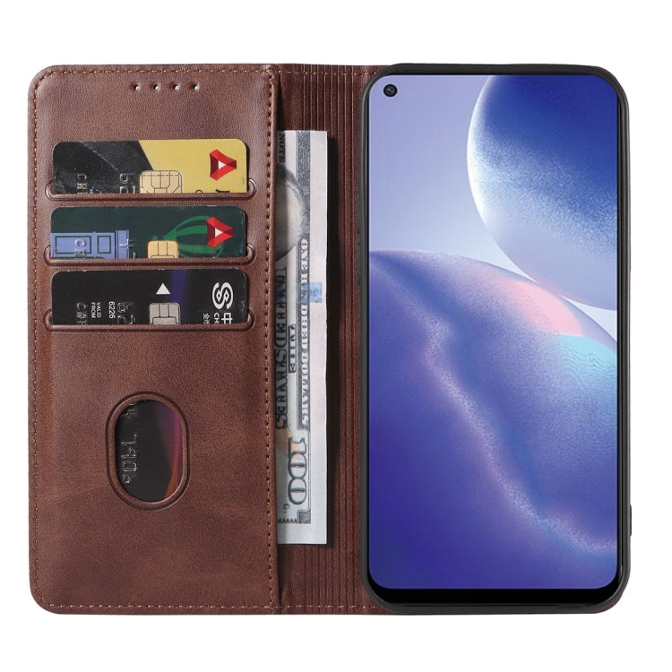 For OPPO Reno5 Z Magnetic Closure Leather Phone Case
