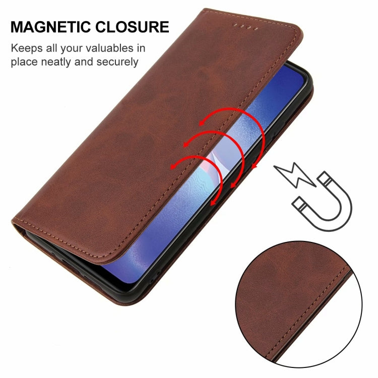 For OPPO Reno5 Z Magnetic Closure Leather Phone Case