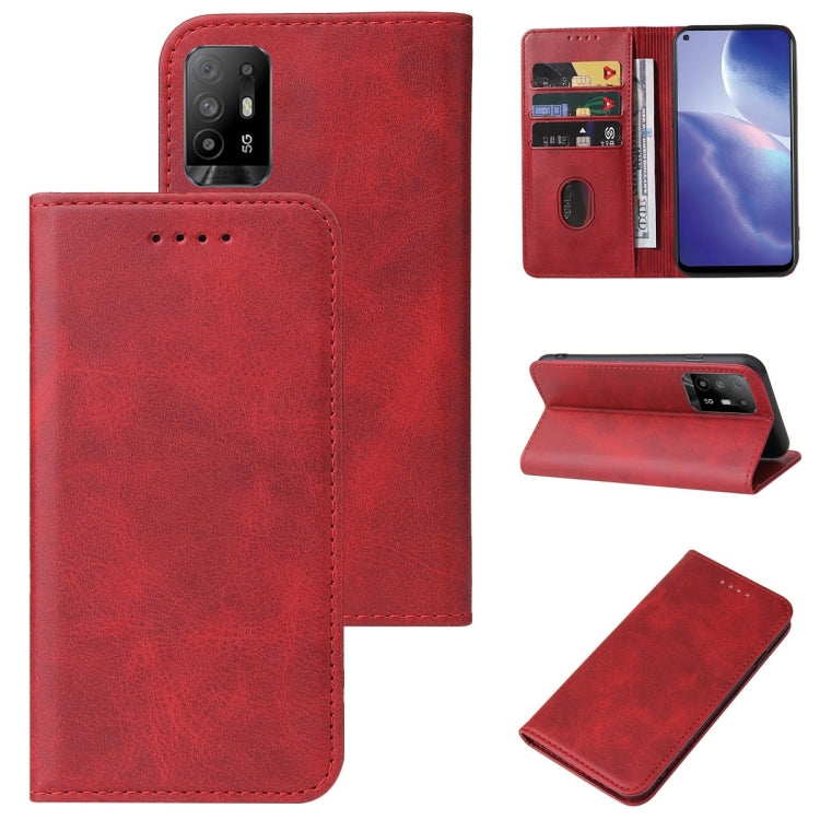 For OPPO Reno5 Z Magnetic Closure Leather Phone Case