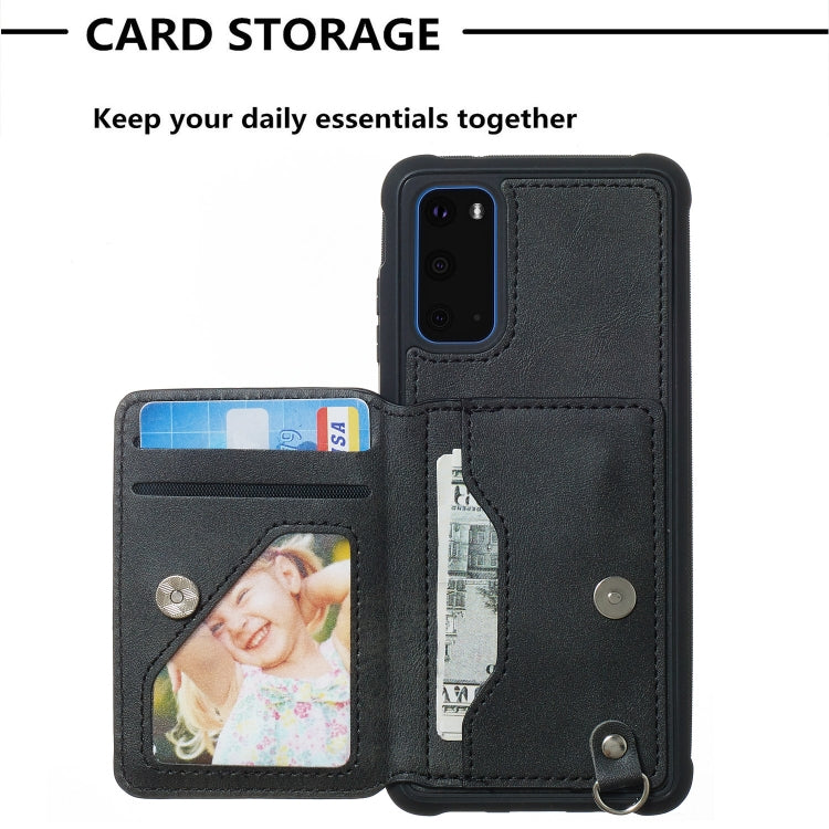 For Galaxy S20 Sun Flower Pattern Embossed Horizontal Drop-proof Mobile Phone Case with Card Slots & Wallet & Photo Holder & Stand Function