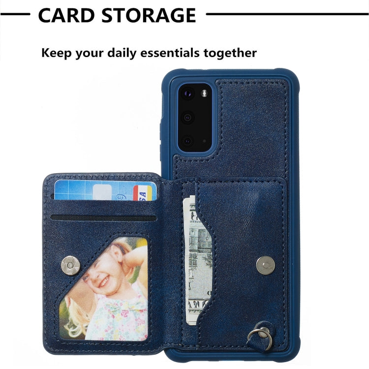 For Galaxy S20 Sun Flower Pattern Embossed Horizontal Drop-proof Mobile Phone Case with Card Slots & Wallet & Photo Holder & Stand Function
