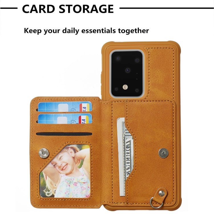 For Galaxy S20 Ultra Sun Flower Pattern Embossed Horizontal Drop-proof Mobile Phone Case with Card Slots & Wallet & Photo Holder & Stand Function