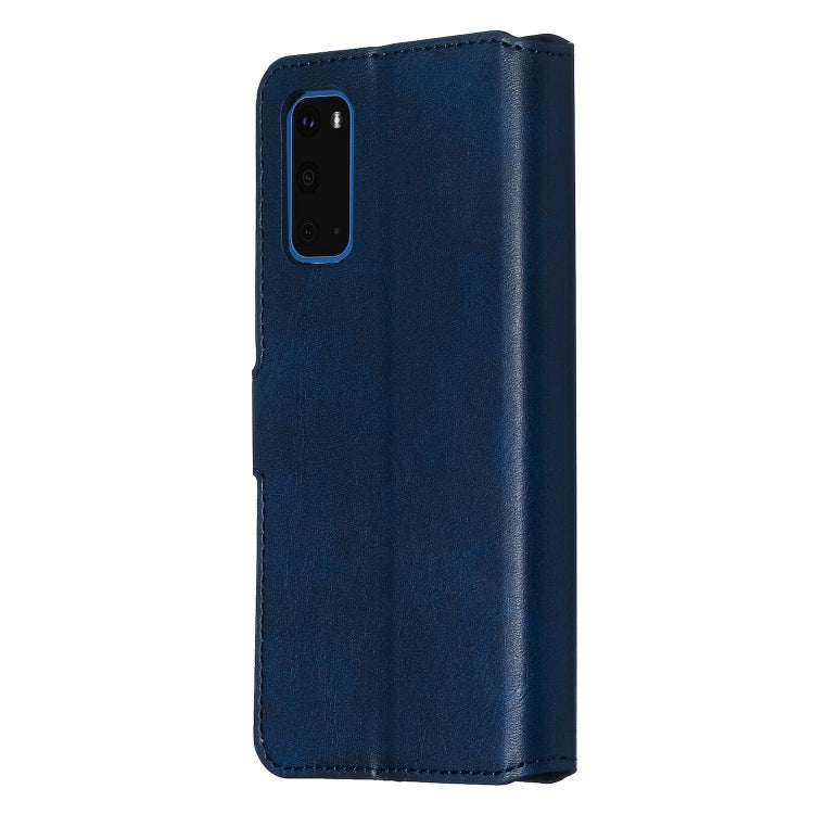 For Galaxy S20 Classic Calf Texture Magnetic Attraction Horizontal Flip Leather Case with Stand & Card Slots & Wallet Function