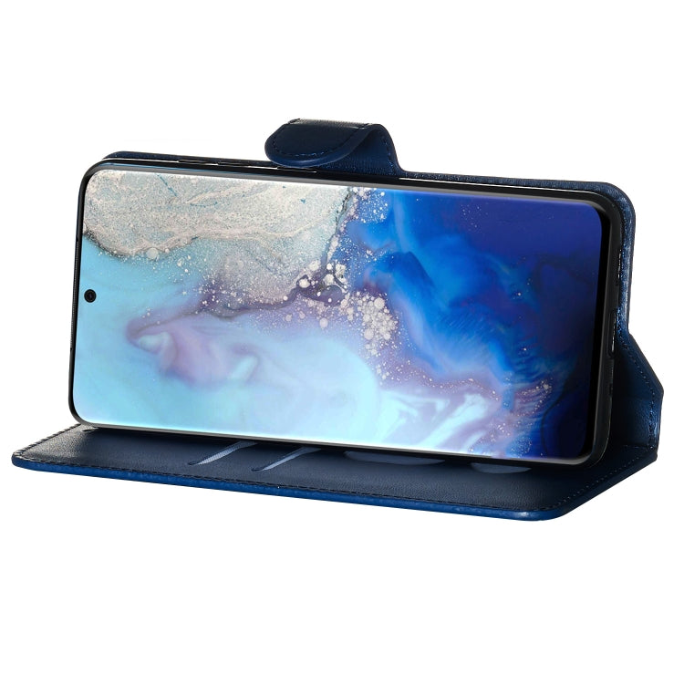 For Galaxy S20 Classic Calf Texture Magnetic Attraction Horizontal Flip Leather Case with Stand & Card Slots & Wallet Function