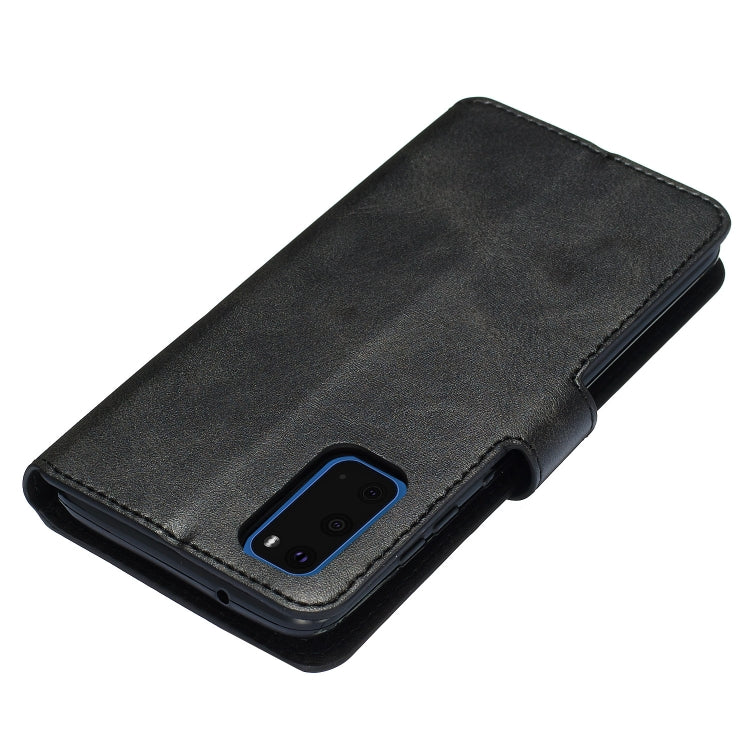 For Galaxy S20 Classic Calf Texture Magnetic Attraction Horizontal Flip Leather Case with Stand & Card Slots & Wallet Function