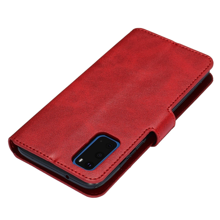 For Galaxy S20 Classic Calf Texture Magnetic Attraction Horizontal Flip Leather Case with Stand & Card Slots & Wallet Function