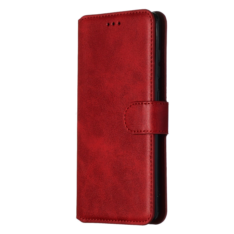 For Galaxy S20 Classic Calf Texture Magnetic Attraction Horizontal Flip Leather Case with Stand & Card Slots & Wallet Function