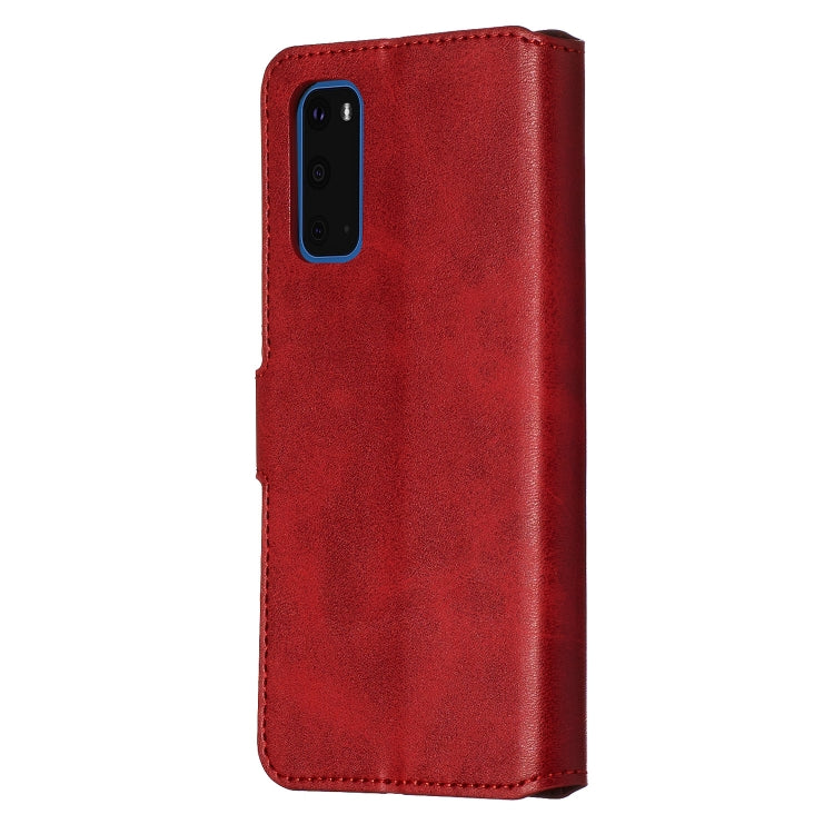 For Galaxy S20 Classic Calf Texture Magnetic Attraction Horizontal Flip Leather Case with Stand & Card Slots & Wallet Function