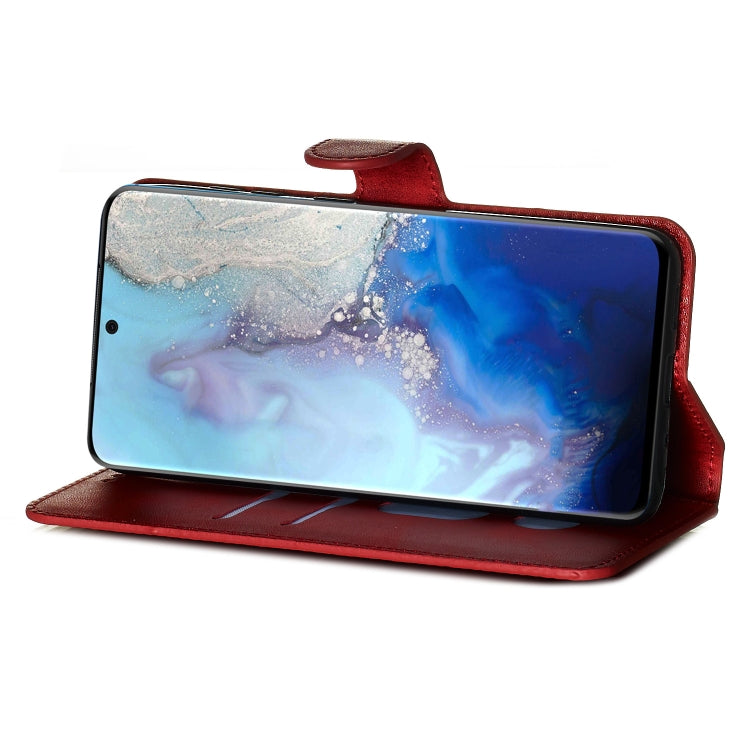 For Galaxy S20 Classic Calf Texture Magnetic Attraction Horizontal Flip Leather Case with Stand & Card Slots & Wallet Function