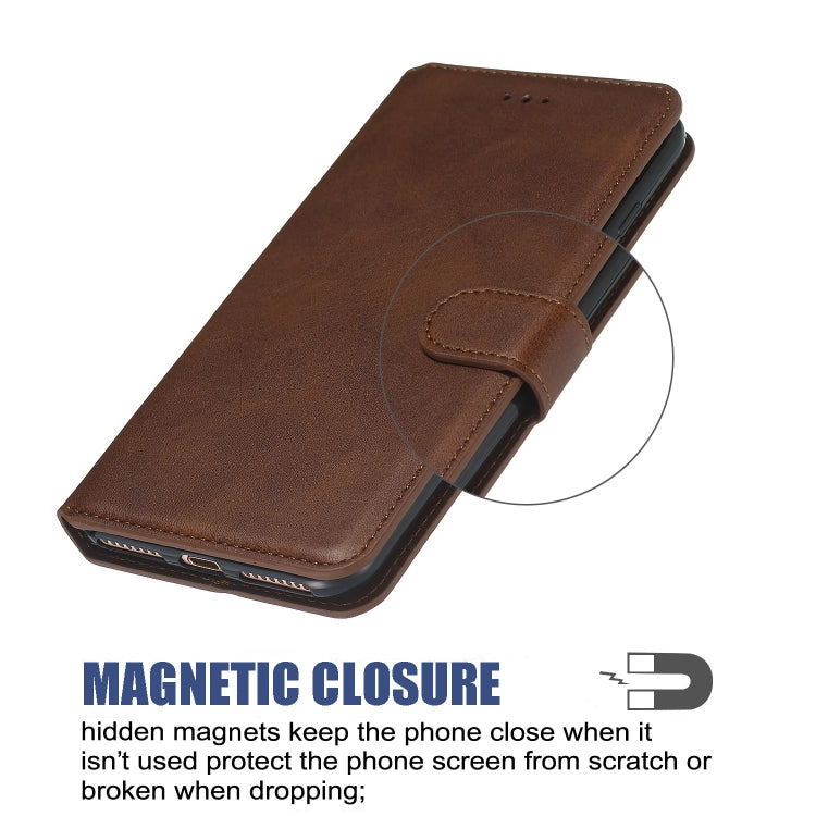 For Galaxy S20+ Classic Calf Texture Magnetic Attraction Horizontal Flip Leather Case with Stand & Card Slots & Wallet Function