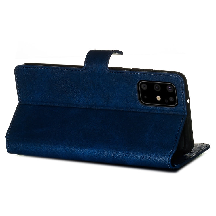 For Galaxy S20+ Classic Calf Texture Magnetic Attraction Horizontal Flip Leather Case with Stand & Card Slots & Wallet Function