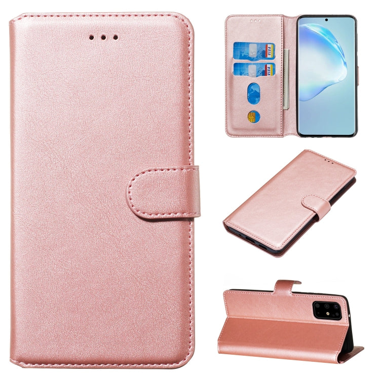 For Galaxy S20+ Classic Calf Texture Magnetic Attraction Horizontal Flip Leather Case with Stand & Card Slots & Wallet Function