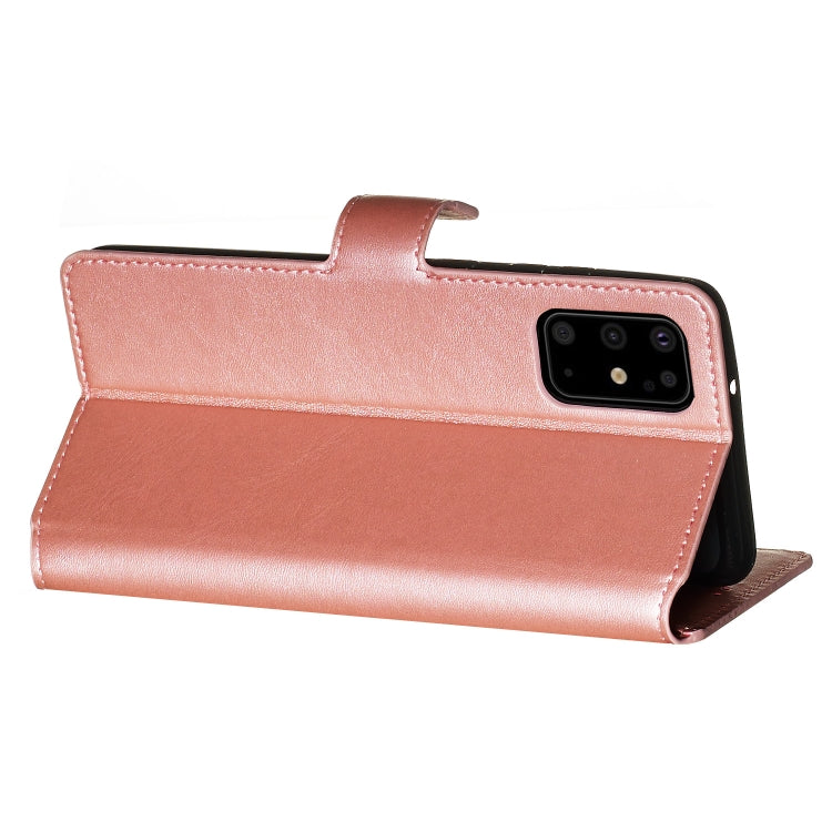 For Galaxy S20+ Classic Calf Texture Magnetic Attraction Horizontal Flip Leather Case with Stand & Card Slots & Wallet Function