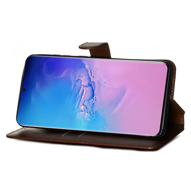 For Galaxy S20 Ultra Classic Calf Texture Magnetic Attraction Horizontal Flip Leather Case with Stand & Card Slots & Wallet Function