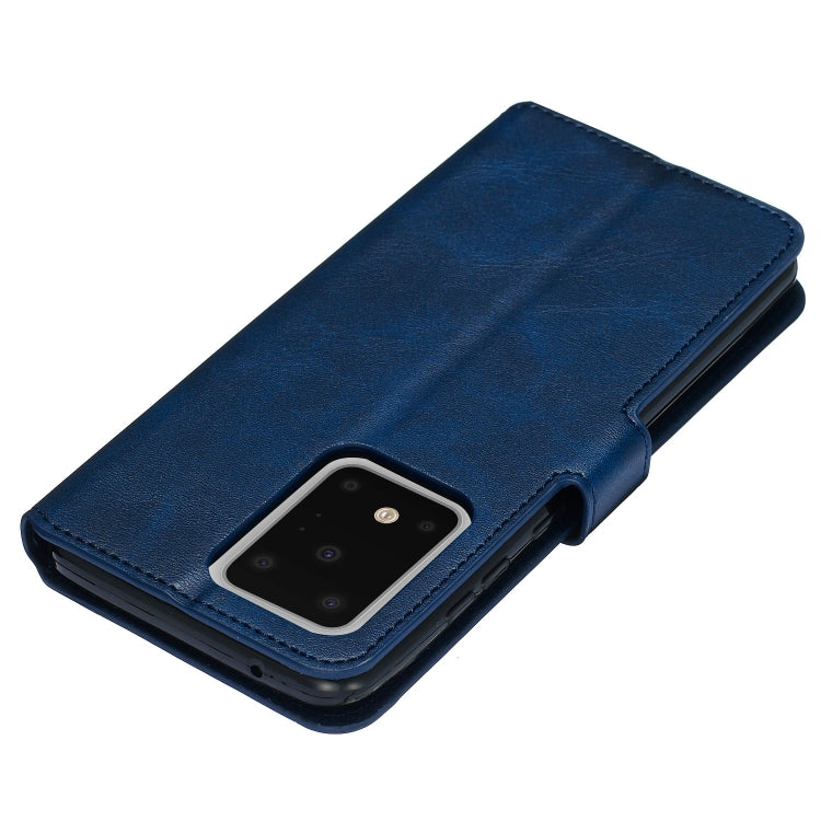 For Galaxy S20 Ultra Classic Calf Texture Magnetic Attraction Horizontal Flip Leather Case with Stand & Card Slots & Wallet Function