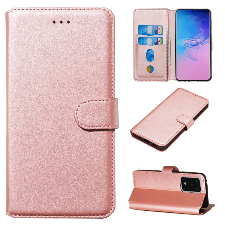 For Galaxy S20 Ultra Classic Calf Texture Magnetic Attraction Horizontal Flip Leather Case with Stand & Card Slots & Wallet Function