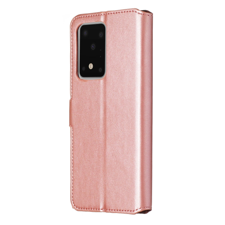 For Galaxy S20 Ultra Classic Calf Texture Magnetic Attraction Horizontal Flip Leather Case with Stand & Card Slots & Wallet Function