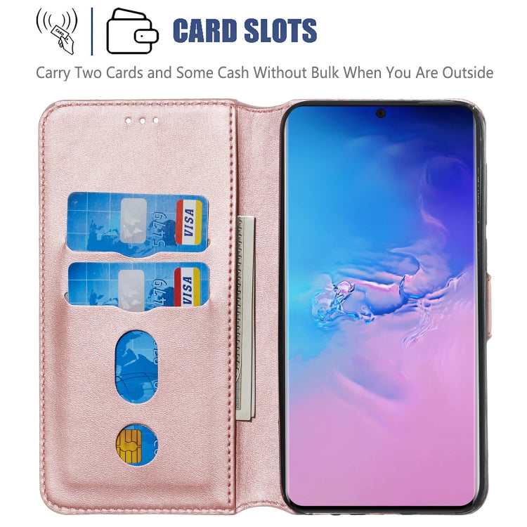 For Galaxy S20 Ultra Classic Calf Texture Magnetic Attraction Horizontal Flip Leather Case with Stand & Card Slots & Wallet Function