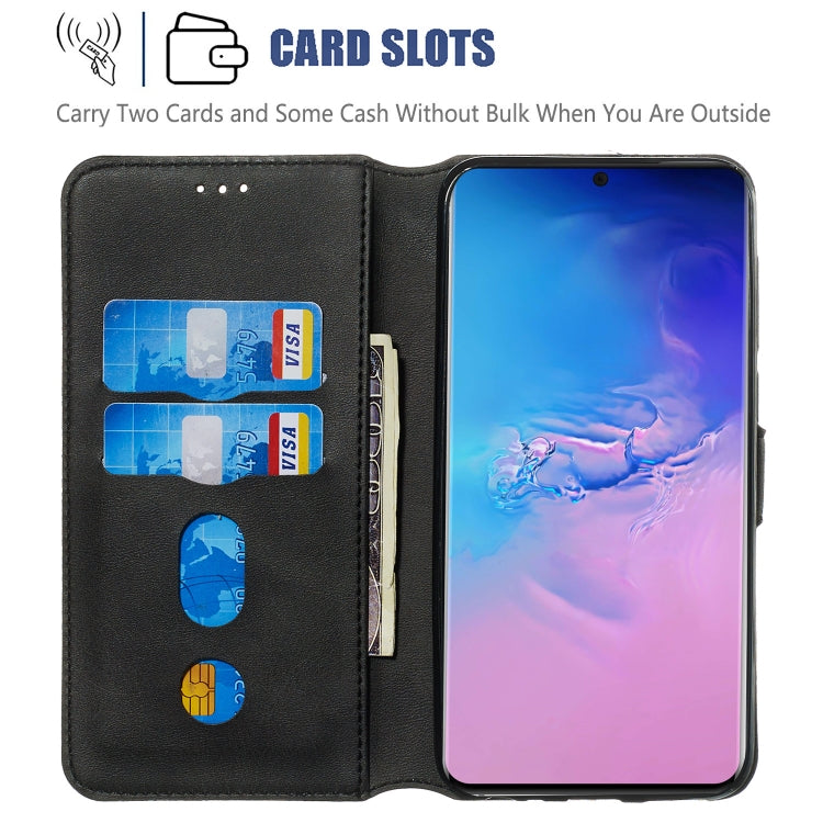 For Galaxy S20 Ultra Classic Calf Texture Magnetic Attraction Horizontal Flip Leather Case with Stand & Card Slots & Wallet Function