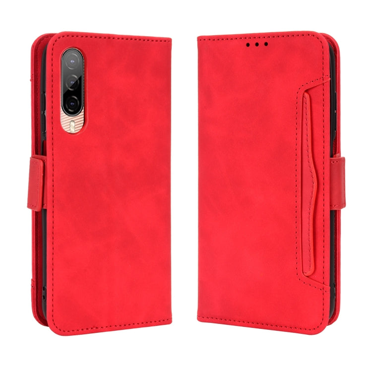 For HTC Desire 22 Pro Skin Feel Calf Texture Card Slots Leather Phone Case