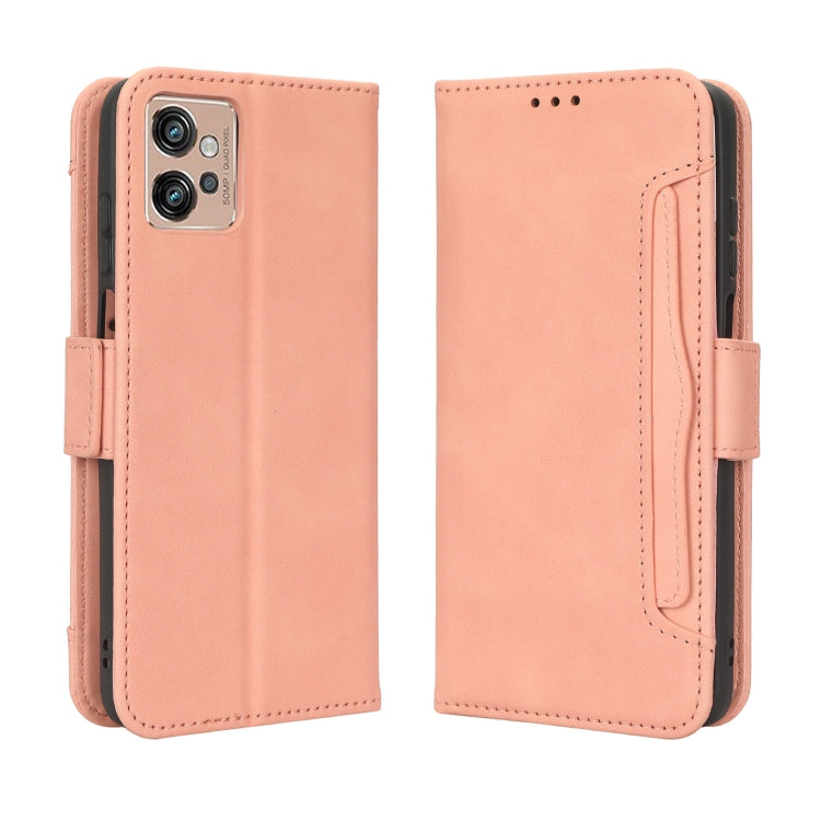 For Motorola Moto G32 Skin Feel Calf Texture Card Slots Leather Phone Case