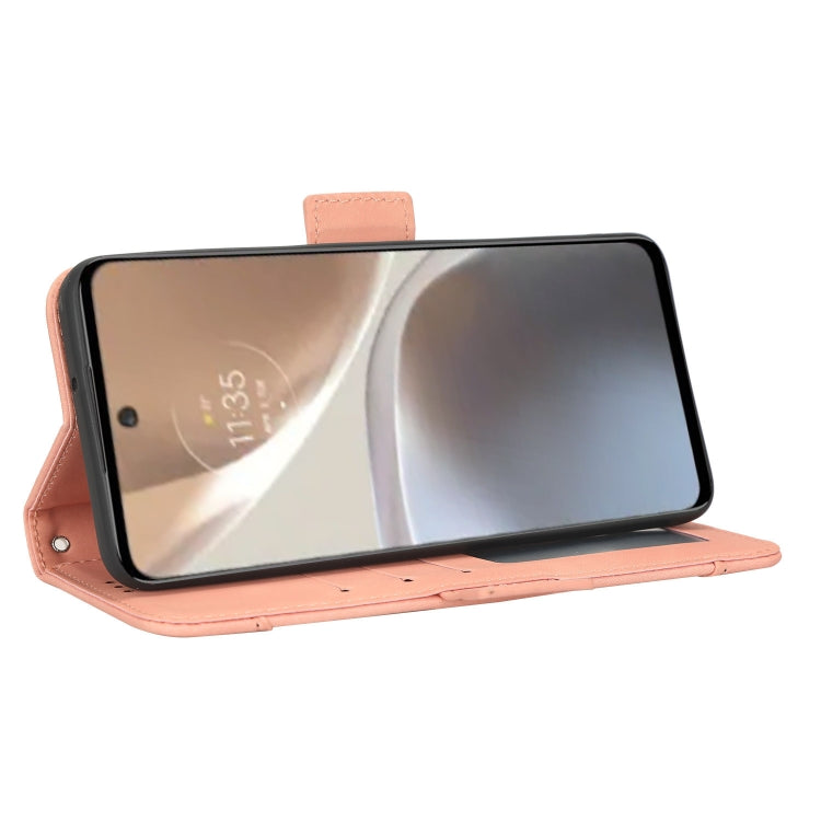 For Motorola Moto G32 Skin Feel Calf Texture Card Slots Leather Phone Case