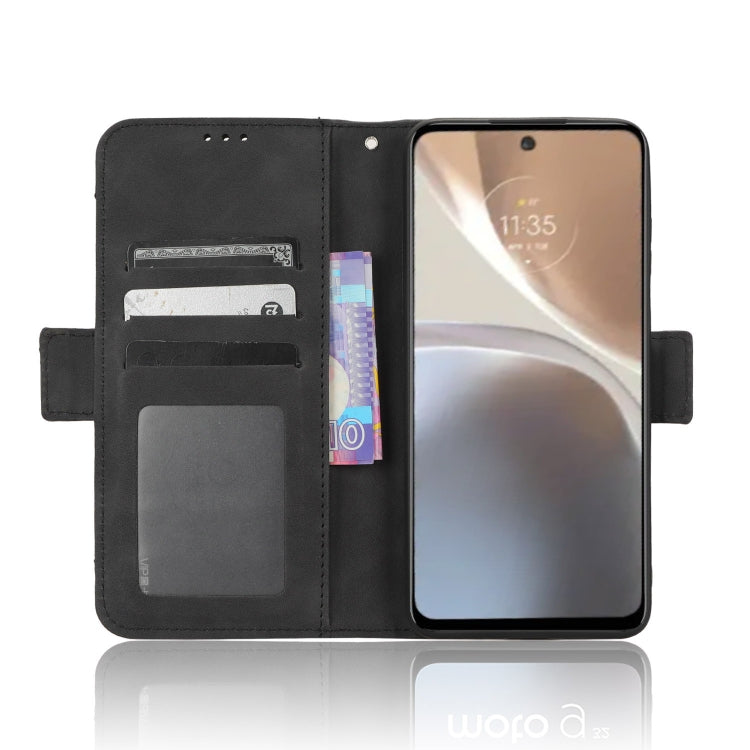 For Motorola Moto G32 Skin Feel Calf Texture Card Slots Leather Phone Case