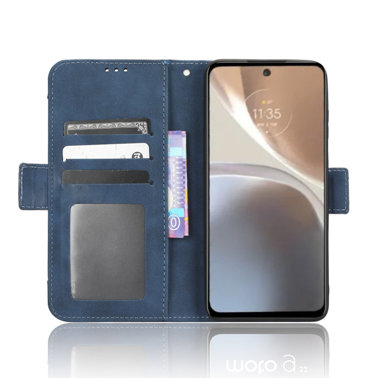 For Motorola Moto G32 Skin Feel Calf Texture Card Slots Leather Phone Case