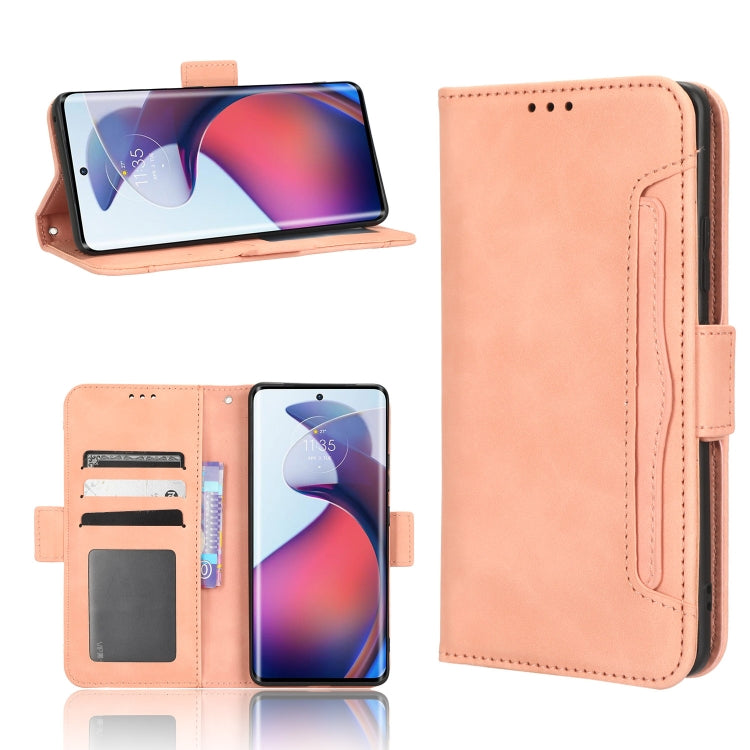For Motorola Moto S30 Pro 5G Skin Feel Calf Texture Card Slots Leather Phone Case
