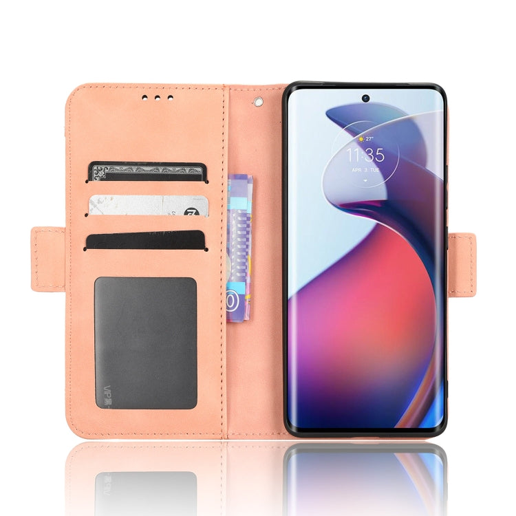 For Motorola Moto S30 Pro 5G Skin Feel Calf Texture Card Slots Leather Phone Case