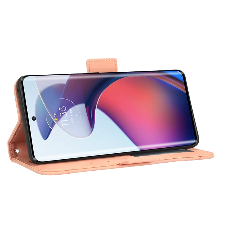 For Motorola Moto S30 Pro 5G Skin Feel Calf Texture Card Slots Leather Phone Case