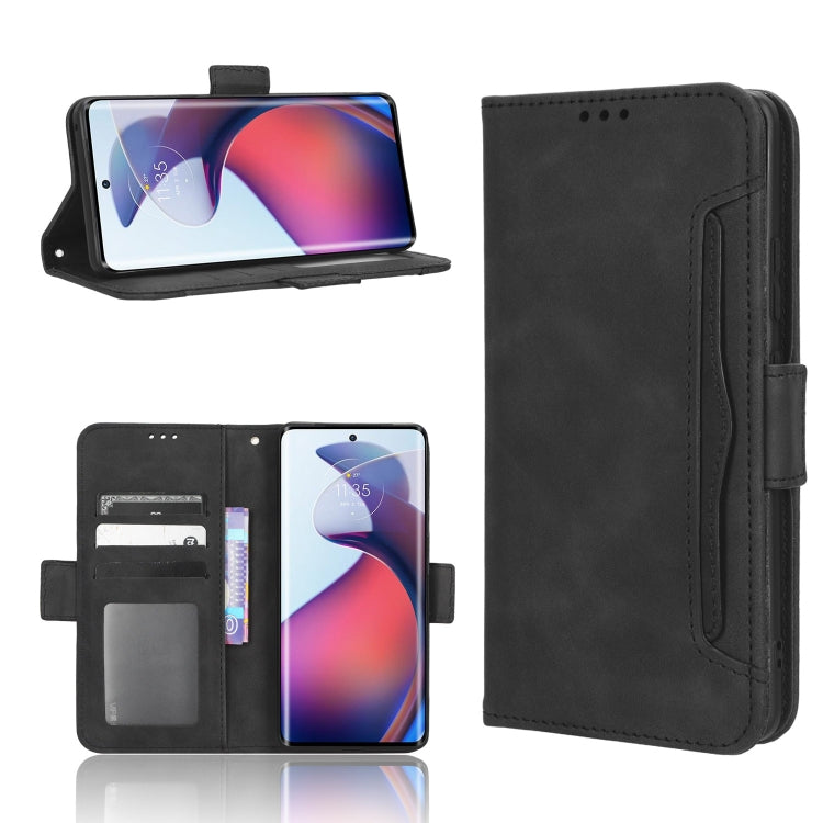 For Motorola Moto S30 Pro 5G Skin Feel Calf Texture Card Slots Leather Phone Case