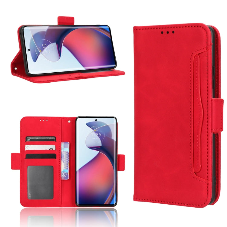 For Motorola Moto S30 Pro 5G Skin Feel Calf Texture Card Slots Leather Phone Case