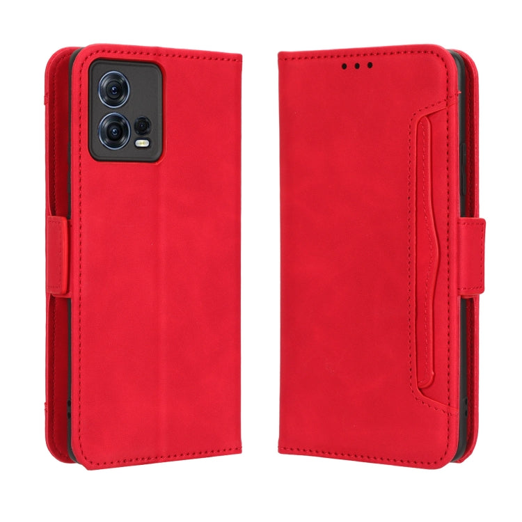 For Motorola Moto S30 Pro 5G Skin Feel Calf Texture Card Slots Leather Phone Case