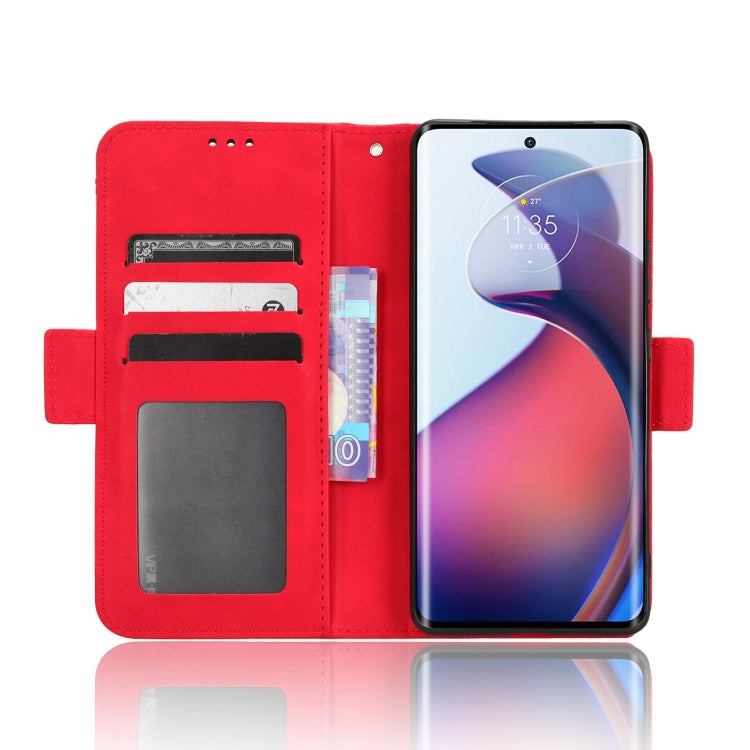 For Motorola Moto S30 Pro 5G Skin Feel Calf Texture Card Slots Leather Phone Case
