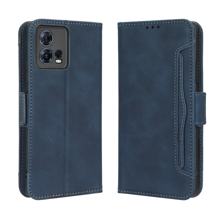 For Motorola Moto S30 Pro 5G Skin Feel Calf Texture Card Slots Leather Phone Case