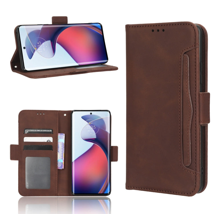 For Motorola Moto S30 Pro 5G Skin Feel Calf Texture Card Slots Leather Phone Case