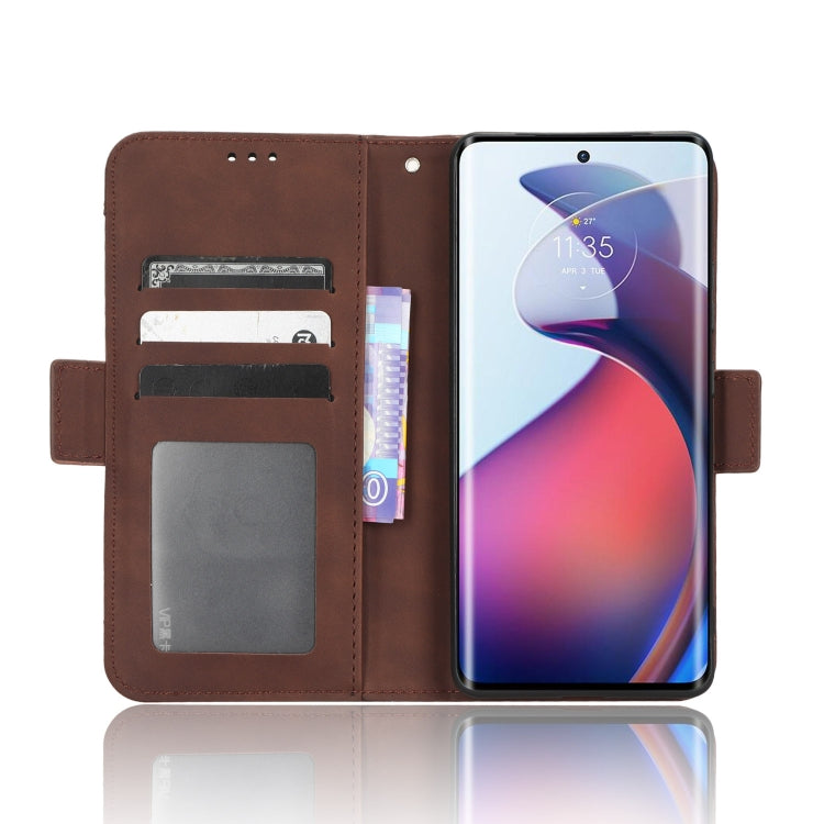 For Motorola Moto S30 Pro 5G Skin Feel Calf Texture Card Slots Leather Phone Case